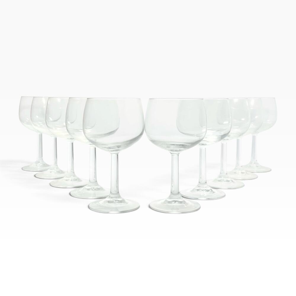 Cristal d’Arques “Grand Vin” Set of 10 Balloon Wine Glasses 6 1/2” 12oz